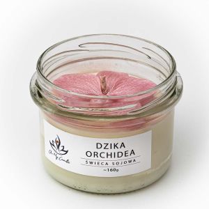 Świeca sojowa zapachowa 160g/235ml - Dzika Orchidea (afrodyzjak)