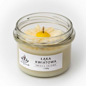 Świeca sojowa zapachowa 160g/235ml - Łąka Kwiatowa