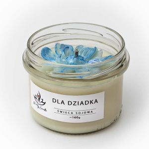 Świeca sojowa zapachowa 160g/235ml - Dla Dziadka