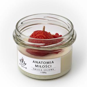 Świeca sojowa zapachowa 160g/235ml - Anatomia Miłości