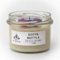 Świeca sojowa zapachowa 160g/235ml - Dotyk Motyla