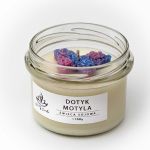 Świeca sojowa zapachowa 160g/235ml - Dotyk Motyla