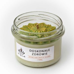 Świeca sojowa zapachowa 160g/235ml - Doskonałe Zdrowie