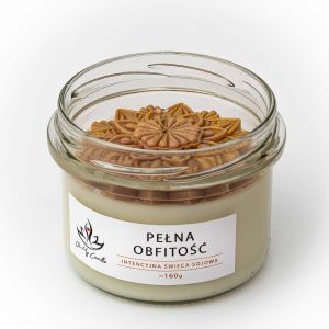 Świeca sojowa zapachowa 160g/235ml - Pełna Obfitość
