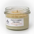 Świeca sojowa zapachowa 160g/235ml - Pozytywna Zmiana