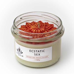 Świeca sojowa zapachowa 160g/235ml - Ecstatic Sex