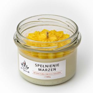 Świeca sojowa zapachowa 160g/235ml - Spełnienie Marzeń