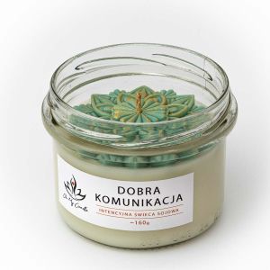 Świeca sojowa zapachowa 160g/235ml - Dobra Komunikacja