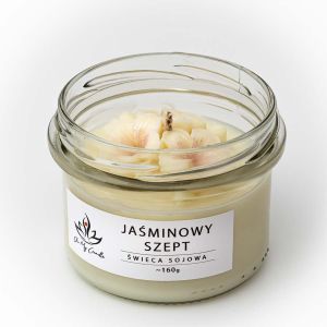 Świeca sojowa zapachowa 160g/235ml - Jaśminowy szept