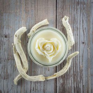 Świeca sojowa zapachowa 160g/235ml - Róża Pustyni